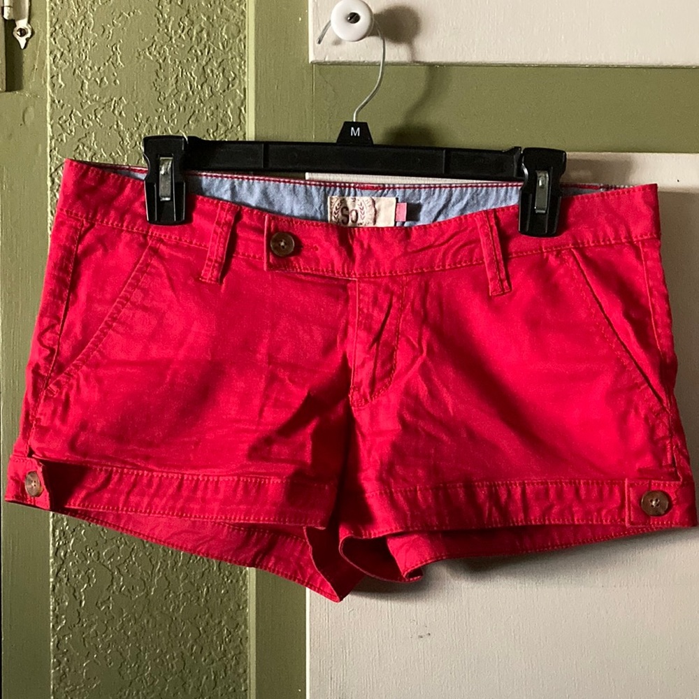 Red Booty Shorts